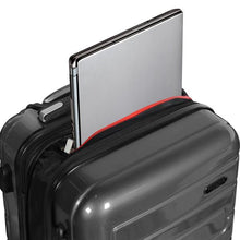 Load image into Gallery viewer, Olympia Nema 22" Expandable 2-Tone Polycarbonate Carry-On Spinner Suitcase