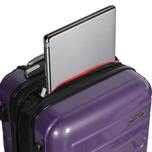 Load image into Gallery viewer, Olympia Nema 22" Expandable 2-Tone Polycarbonate Carry-On Spinner Suitcase