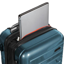 Load image into Gallery viewer, Olympia Nema 22" Expandable 2-Tone Polycarbonate Carry-On Spinner Suitcase