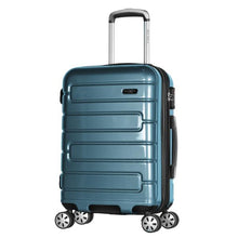 Load image into Gallery viewer, Olympia Nema 22" Expandable 2-Tone Polycarbonate Carry-On Spinner Suitcase
