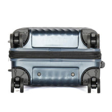 Load image into Gallery viewer, Olympia Matrix Polycarbonate 21" Exp Carry-On Spinner Luggage - Navy