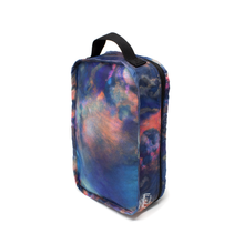 Load image into Gallery viewer, Angled view of the small mineral burst travel organizer.