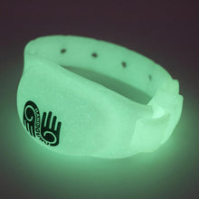 Load image into Gallery viewer, Angled view of the Glow in the Dark Handiguru.