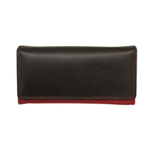 Load image into Gallery viewer, ILI New York Large Flap Over Wallet with RFID Blocking Lining