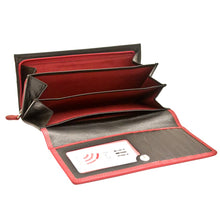 Load image into Gallery viewer, ILI New York Large Flap Over Wallet with RFID Blocking Lining
