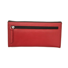 Load image into Gallery viewer, ILI New York Large Flap Over Wallet with RFID Blocking Lining