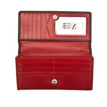 Load image into Gallery viewer, ILI New York Large Flap Over Wallet with RFID Blocking Lining