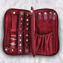 Load image into Gallery viewer, ILI Voyager Leather Jewelry Book