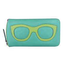 Load image into Gallery viewer, ILI New York Leather Eyeglass Case with Eyeglass Design