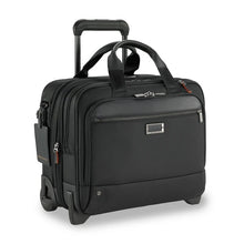 Load image into Gallery viewer, Briggs & Riley @Work Medium 2-Wheeled Expandable Brief - Black
Image of Angled Front View
Dimensions: 14.5"H x 15.5"W X 9"D
Weight: 7.2 lbs.
