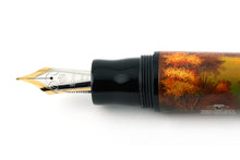 Load image into Gallery viewer, Close up to the fountain pen nib and grip section.