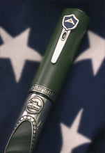 Load image into Gallery viewer, Close up to the cap and silver overlay.