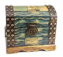 Load image into Gallery viewer, Angled front view of the presentation box chest.
