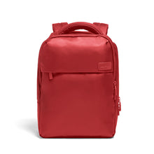 Load image into Gallery viewer, Front panel view of the red backpack.