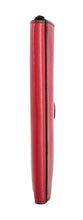 Load image into Gallery viewer, Side view of the red wallet.