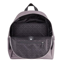 Load image into Gallery viewer, interior view of the black backpack.