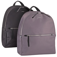 Load image into Gallery viewer, The gray and black backpack arranged on a white background.