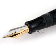 Load image into Gallery viewer, Loiminchay Jr. Qian Long Black Fountain Pen w/ Sterling Silver Clip