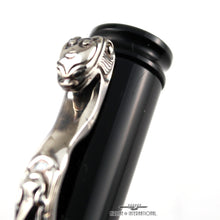 Load image into Gallery viewer, Loiminchay Jr. Qian Long Black Fountain Pen w/ Sterling Silver Clip