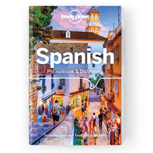 Load image into Gallery viewer, Spanish Phrasebook and Dictionary book.