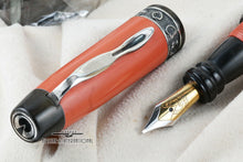 Load image into Gallery viewer, Close up to the fountain pen and cap.