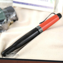 Load image into Gallery viewer, Side view of the fountain pen cap on.