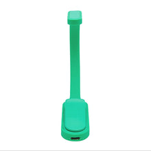 Load image into Gallery viewer, Front view of the green book light.