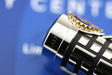 Load image into Gallery viewer, Close up to the engraved edition number next to the Rotary Centennial badge. 037 of 100.
