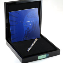 Load image into Gallery viewer, The fountain pen arranged with the presentation box and booklet.
