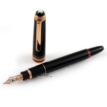 Load image into Gallery viewer, Montblanc Mozart 75th Anniversary 114 Rose Gold Fountain Pen