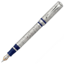 Load image into Gallery viewer, Front view of the fountain pen with the cap posted on a white background.