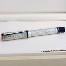 Load image into Gallery viewer, Side view of the fountain pen in the presentation box.