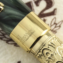 Load image into Gallery viewer, close up to the cap band with Harrods Knightsbridge engraving.