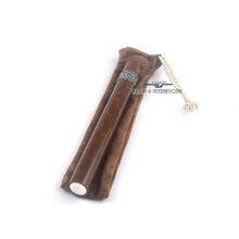 Load image into Gallery viewer, Angled view of the fountain pen with the pen sleeve.