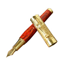Load image into Gallery viewer, Montegrappa Ten Commandments Red / Vermeil Fountain Pen
