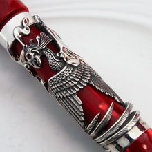 Load image into Gallery viewer, Montegrappa Eternal Bird LE Silver FP & Matching #13 Inkwell + Media Kit