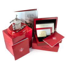 Load image into Gallery viewer, Montegrappa Eternal Bird LE Silver FP & Matching #13 Inkwell + Media Kit