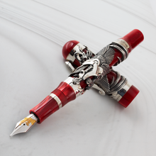 Load image into Gallery viewer, Montegrappa Eternal Bird LE Silver FP & Matching #13 Inkwell + Media Kit