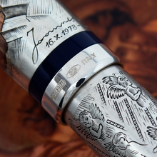 Load image into Gallery viewer, Montegrappa Vatican 2000 Papal Pen Special Limited Ed. Silver Fountain Pen