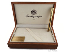 Load image into Gallery viewer, Montegrappa Reminiscence Etched 925 Vermeil Rollerball - RARE!