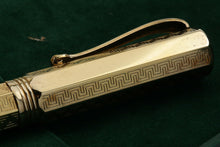 Load image into Gallery viewer, Montegrappa Reminiscence Etched 925 Vermeil Small Fountain Pen - EF Nib