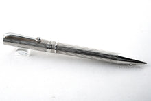 Load image into Gallery viewer, Montegrappa Vintage Sterling Silver Cylindrical Heritage Ballpoint Pen - RARE!