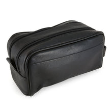 Load image into Gallery viewer, DayTrekr Leather Double Zip Travel Kit
