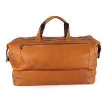 Load image into Gallery viewer, DayTrekr Leather Drop-Bottom Duffel