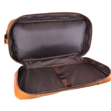 Load image into Gallery viewer, DayTrekr Leather Drop-Bottom Duffel