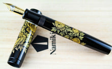 Load image into Gallery viewer, Namiki Emperor Chinkin Peony Limited Edition Maki-e Fountain Pen - Broad