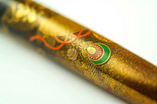 Load image into Gallery viewer, Close up to the decorations on the fountain pen.