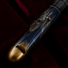 Load image into Gallery viewer, Angled top view of the pen with Namiki logo on the clip.