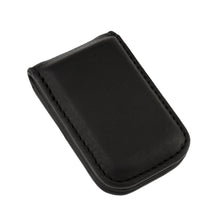 Load image into Gallery viewer, Front view of the black magnetic money clip.