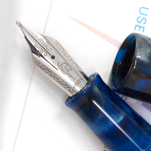 Load image into Gallery viewer, Narwhal Schulkill Marlin Blue Fountain Pen